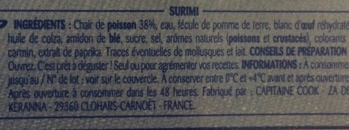odyssée L'Authentique Surimi packshot