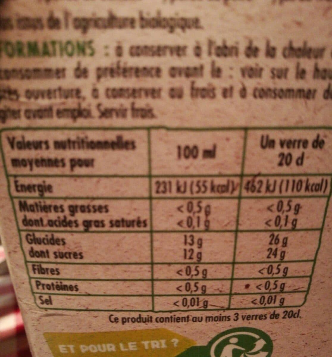 Paquito Pj multifruit bio brique 75cl packshot