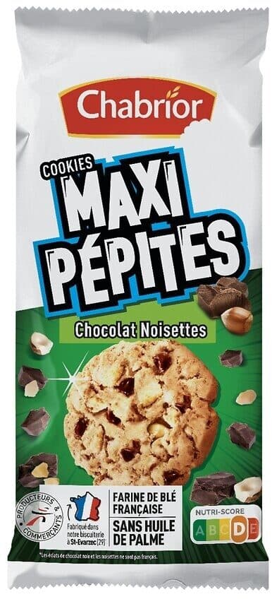 Chabrior Maxi Cookies Noisette - 184g packshot
