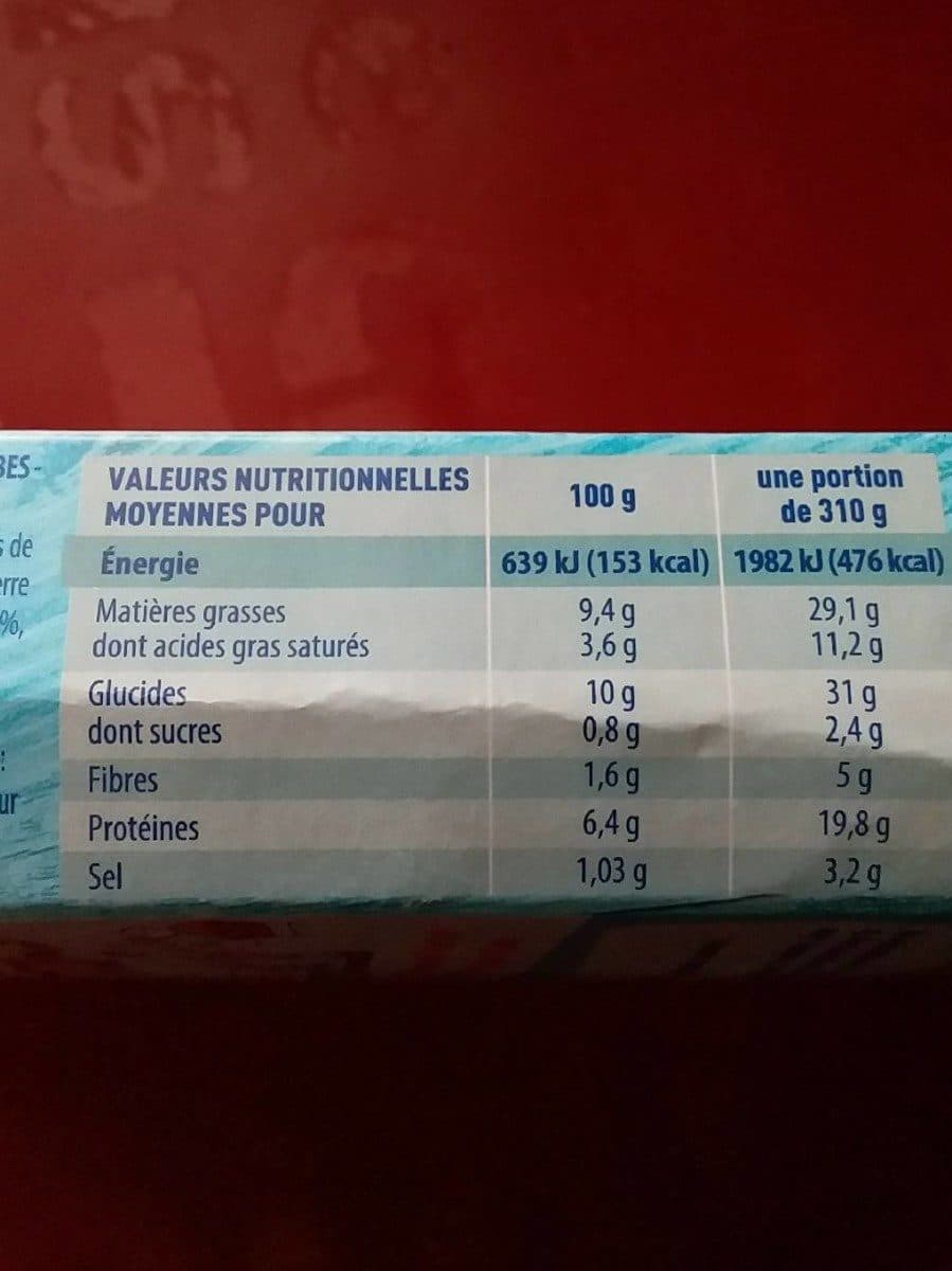 Monique ranou Brandade de morue parmentier aux fines herbes 310g RANOU packshot
