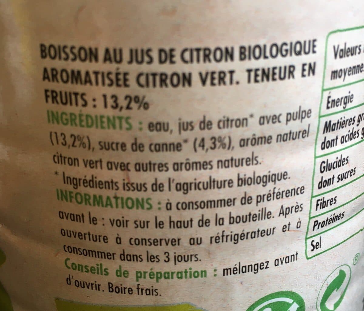 Paquito Citronnade bio pet 1l packshot