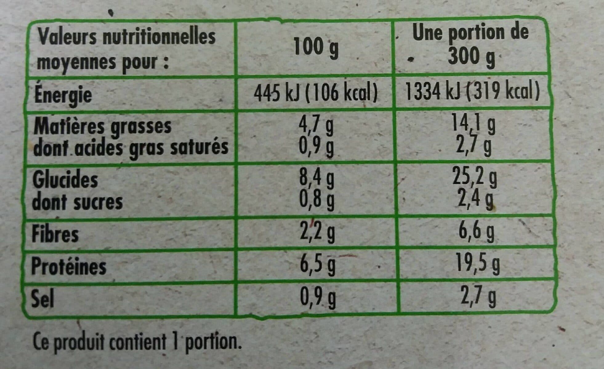 Monique ranou BARQUETTE Poulet olives et quinoa - BIO packshot