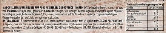 Monique ranou ANDOUILLETTES SUP HERBES DE PROVENCE (SAISONNIER d'avril à septembre) 4x125g RANOU packshot