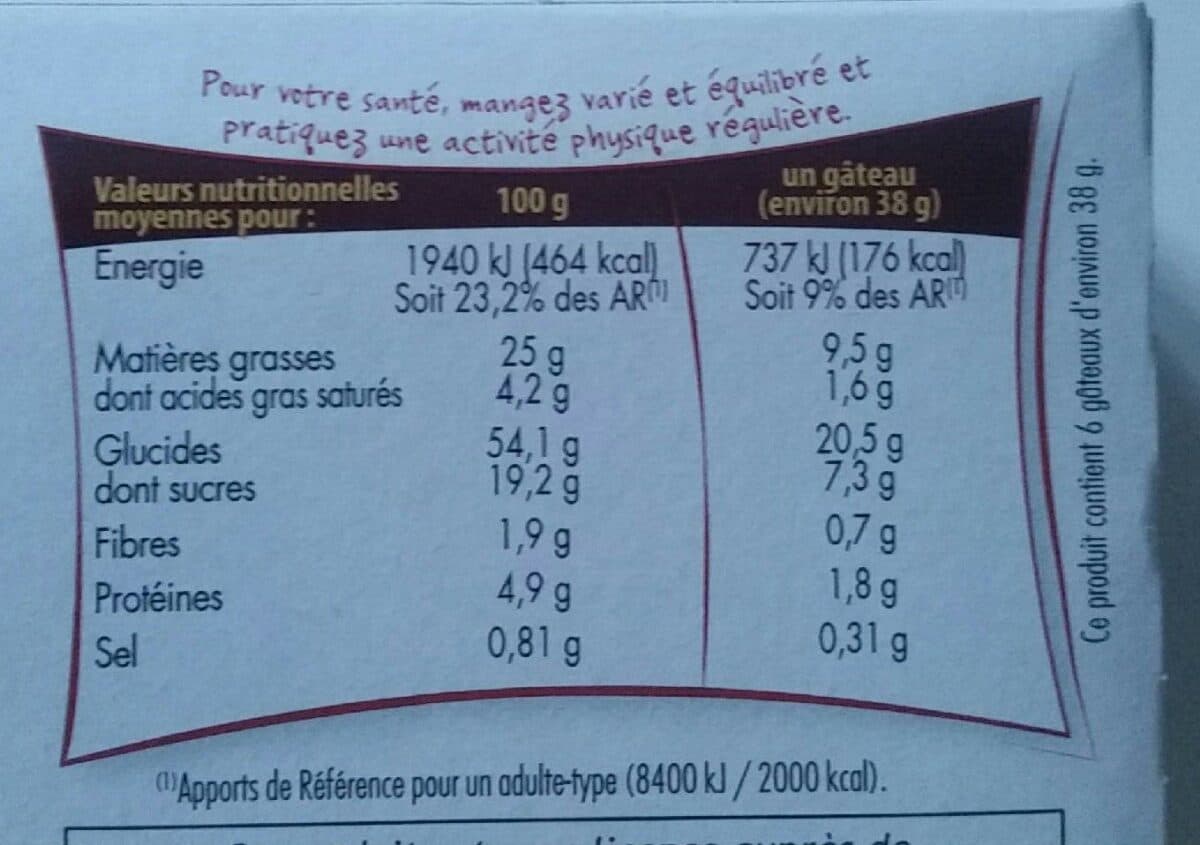 Regain Mini cakes aux pépites de chocolat - SANS GLUTEN packshot