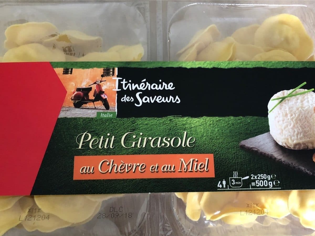 Itinéraire des Saveurs Petit girasole au chèvre et au miel packshot
