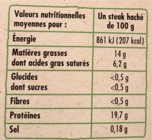 Jean Rozé Steak hache bio 15% mg x8 format familial packshot