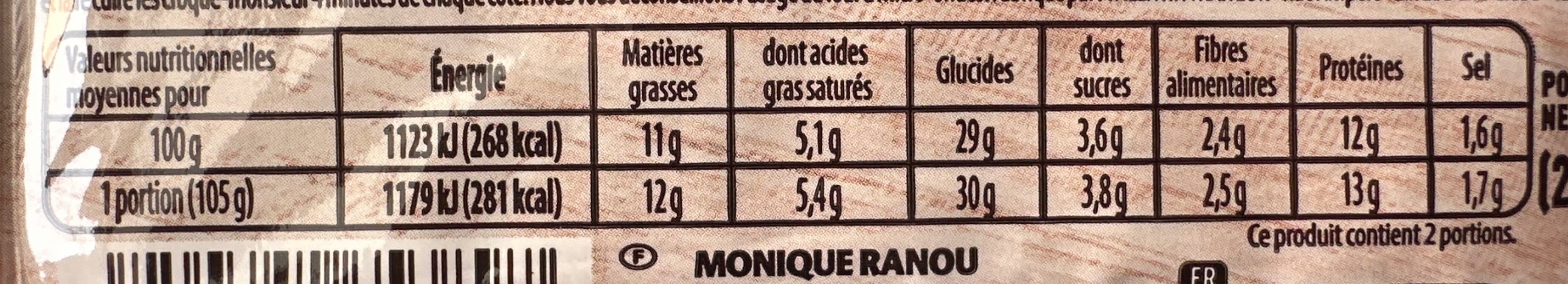 Monique ranou Croque monsieur jambon fromage packshot