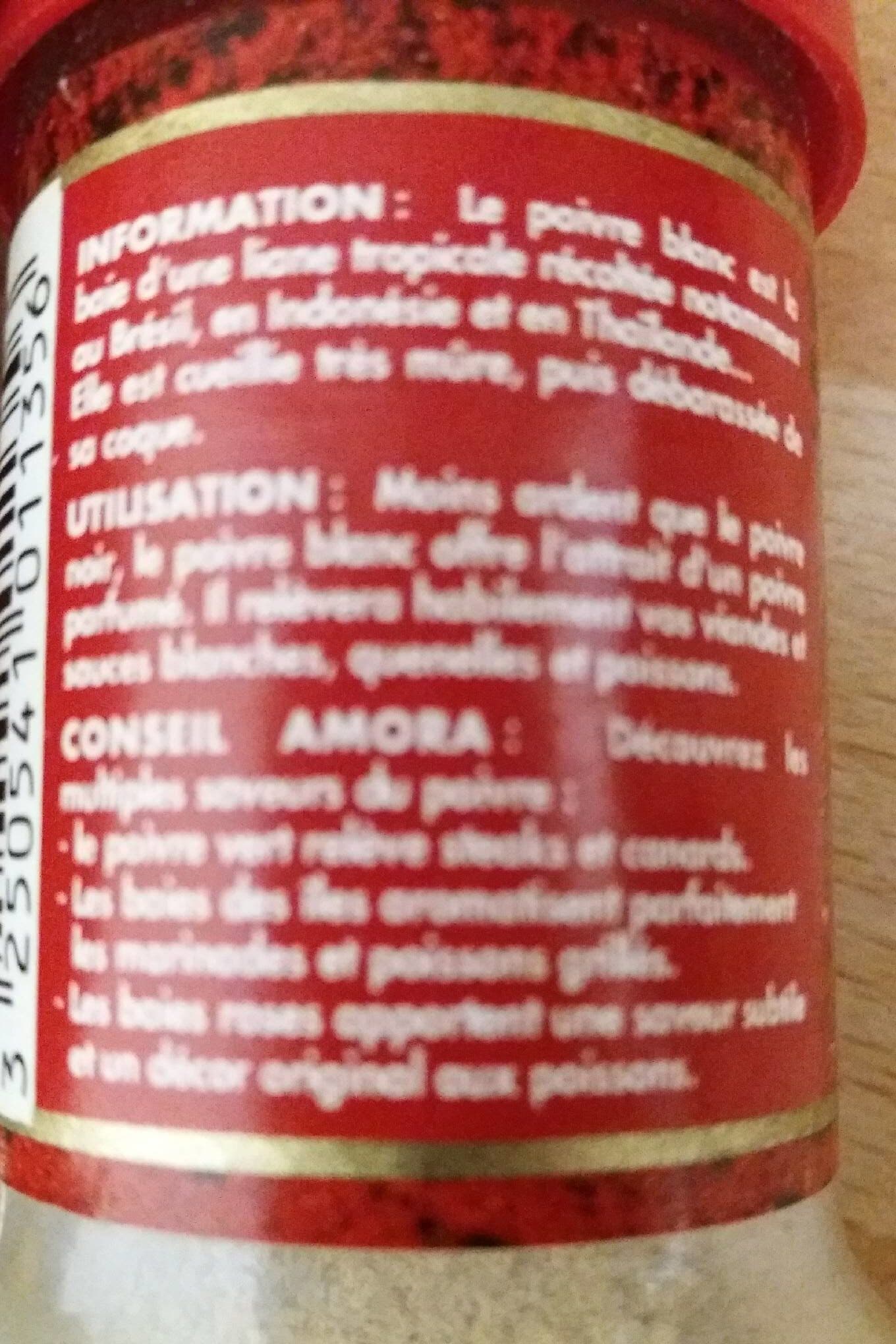 Amora Poivre blanc packshot