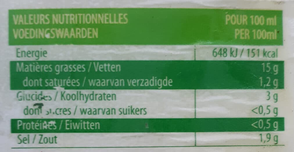 Amora Sauce Salade packshot