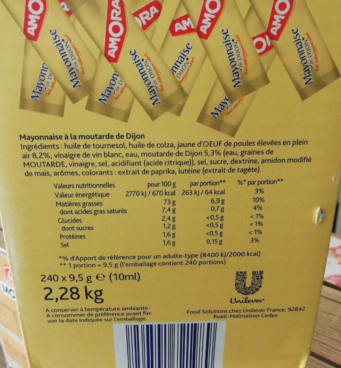 Amora Mayonnaise De Dijon packshot