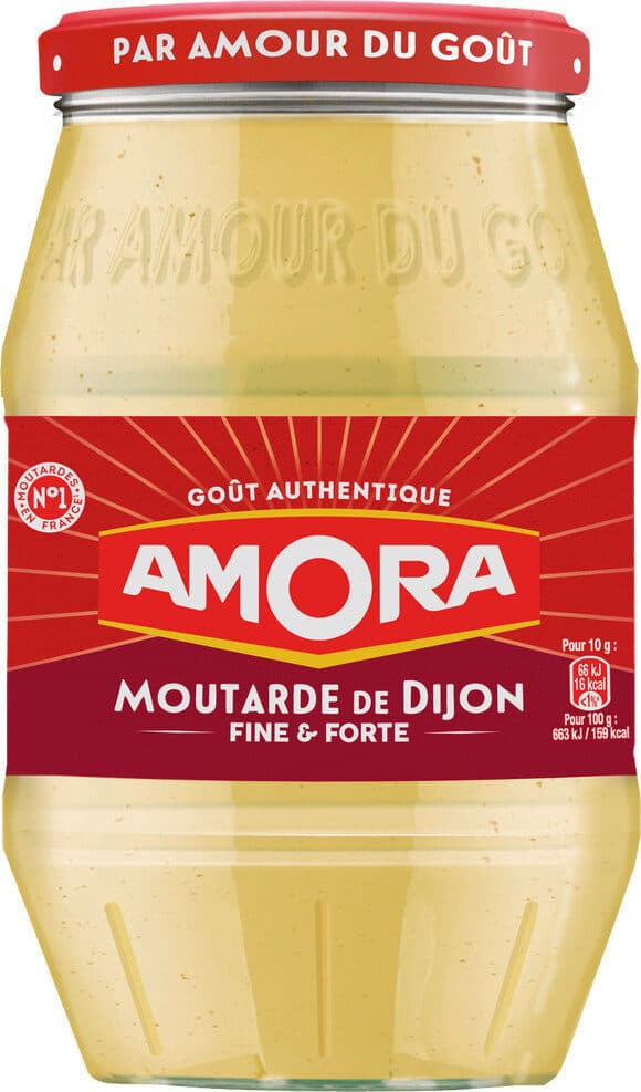 Amora Amora Moutarde de Dijon Fine et Forte Bocal 915g packshot
