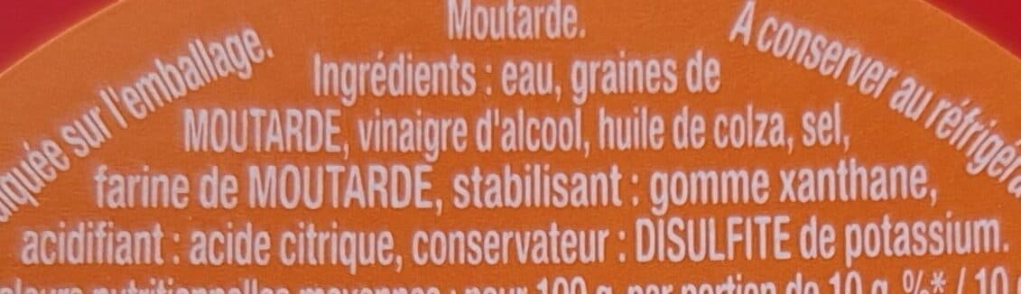 Amora Moutarde Mi-Forte packshot