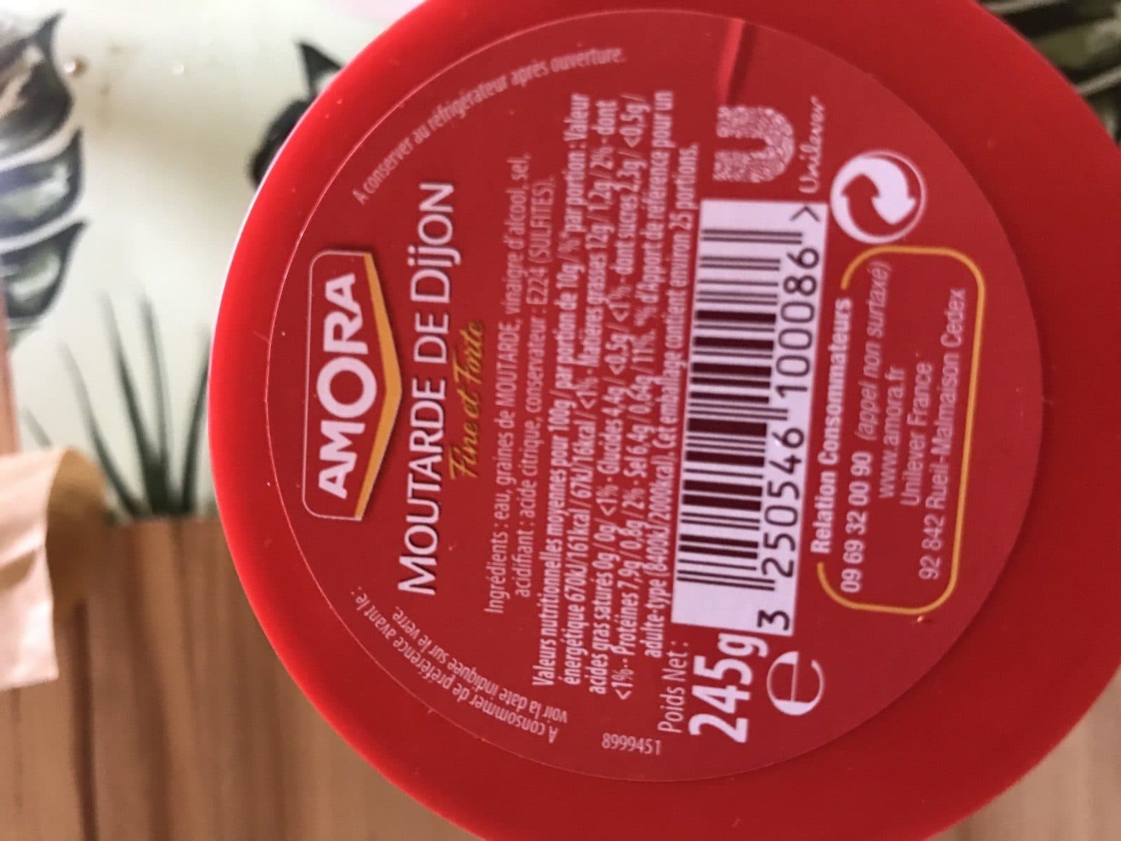 Amora Moutarde de Dijon packshot