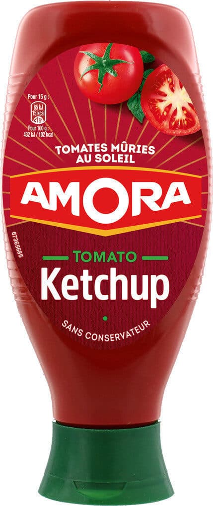 Amora Amora Ketchup Nature Flacon Souple 850g packshot