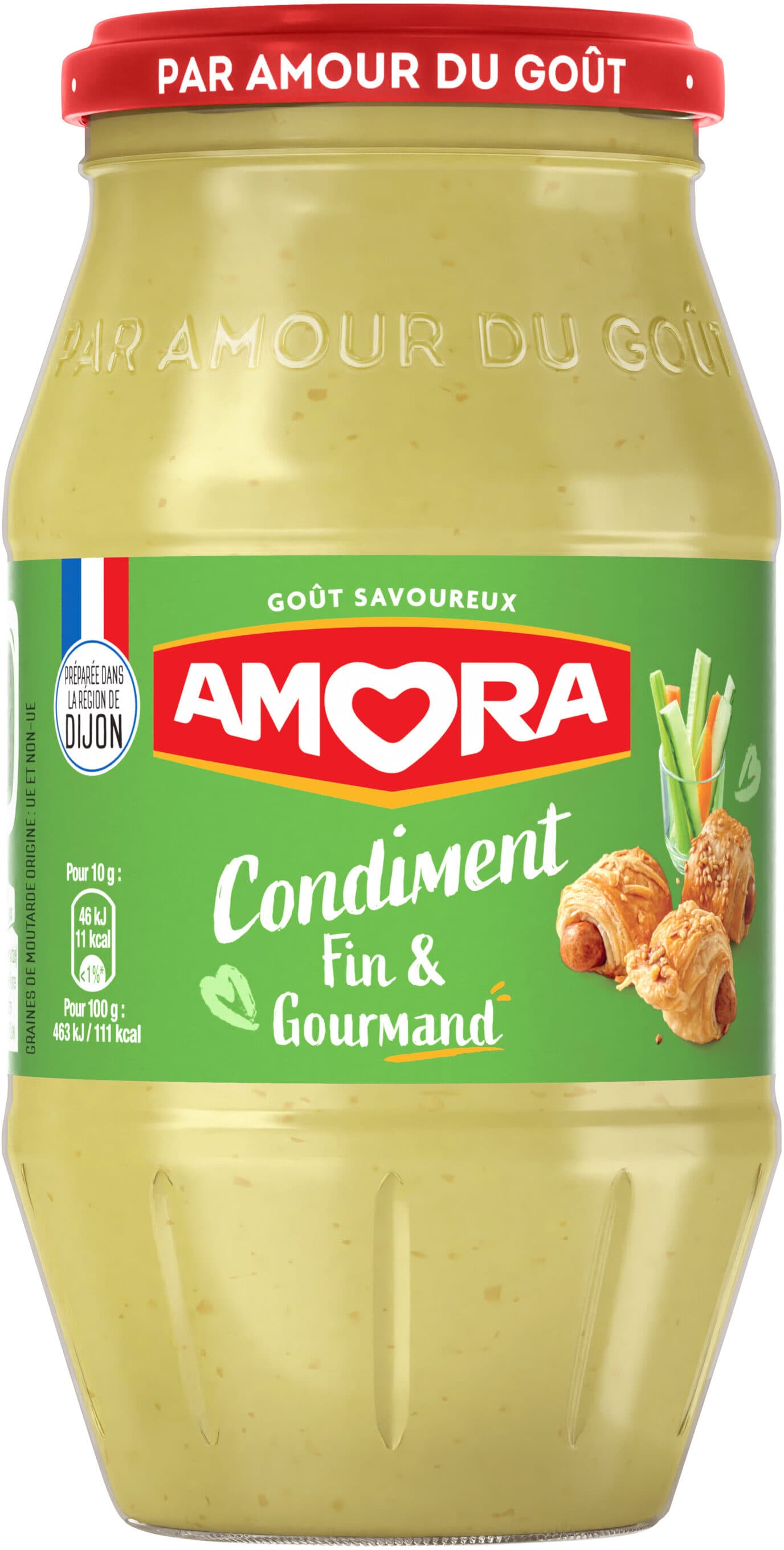 Amora Amora Moutarde Condiment Bocal 430g packshot
