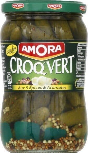 Amora Croq'Vert Cornichons Extra-Fins packshot