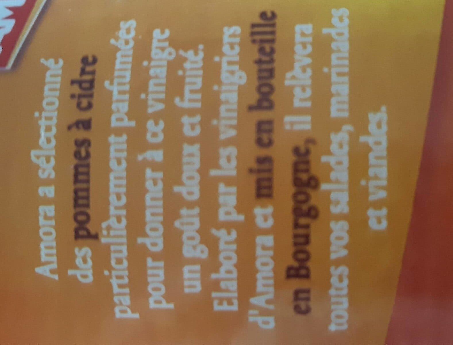 Amora Vinaigre de Cidre packshot