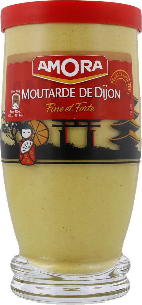 Amora Amora Moutarde de Dijon Fine et Forte Verre Long 300g packshot