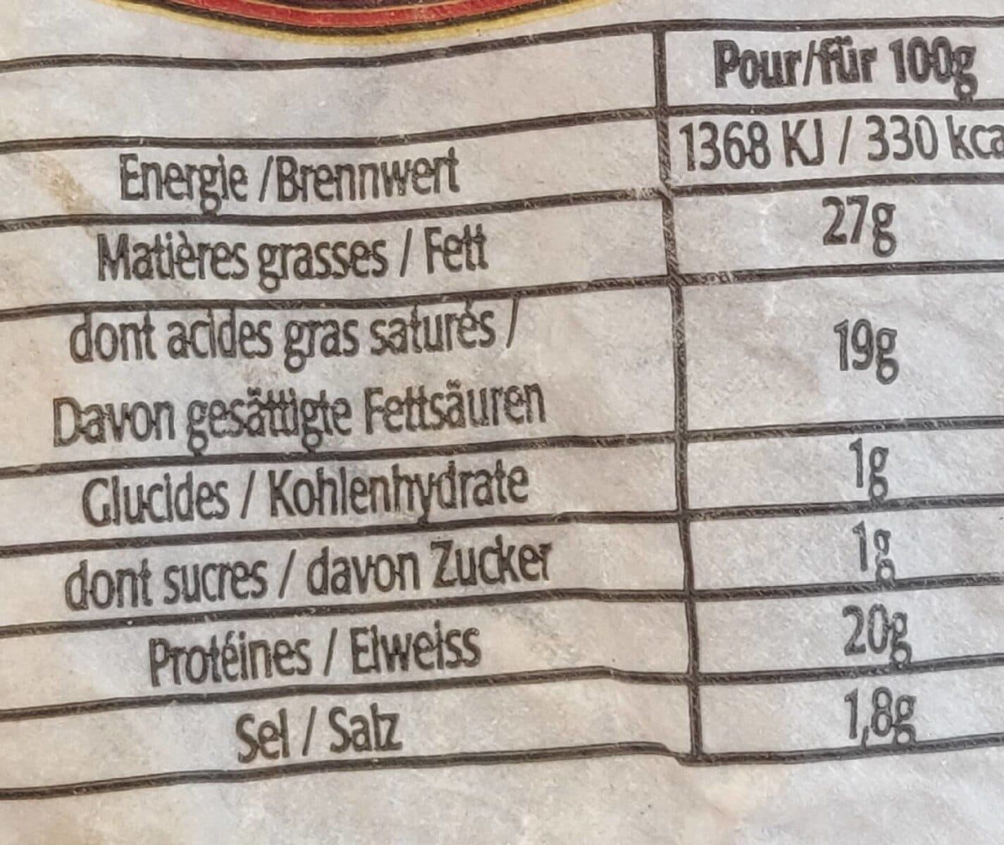 Open Food Facts Fromage Munster packshot