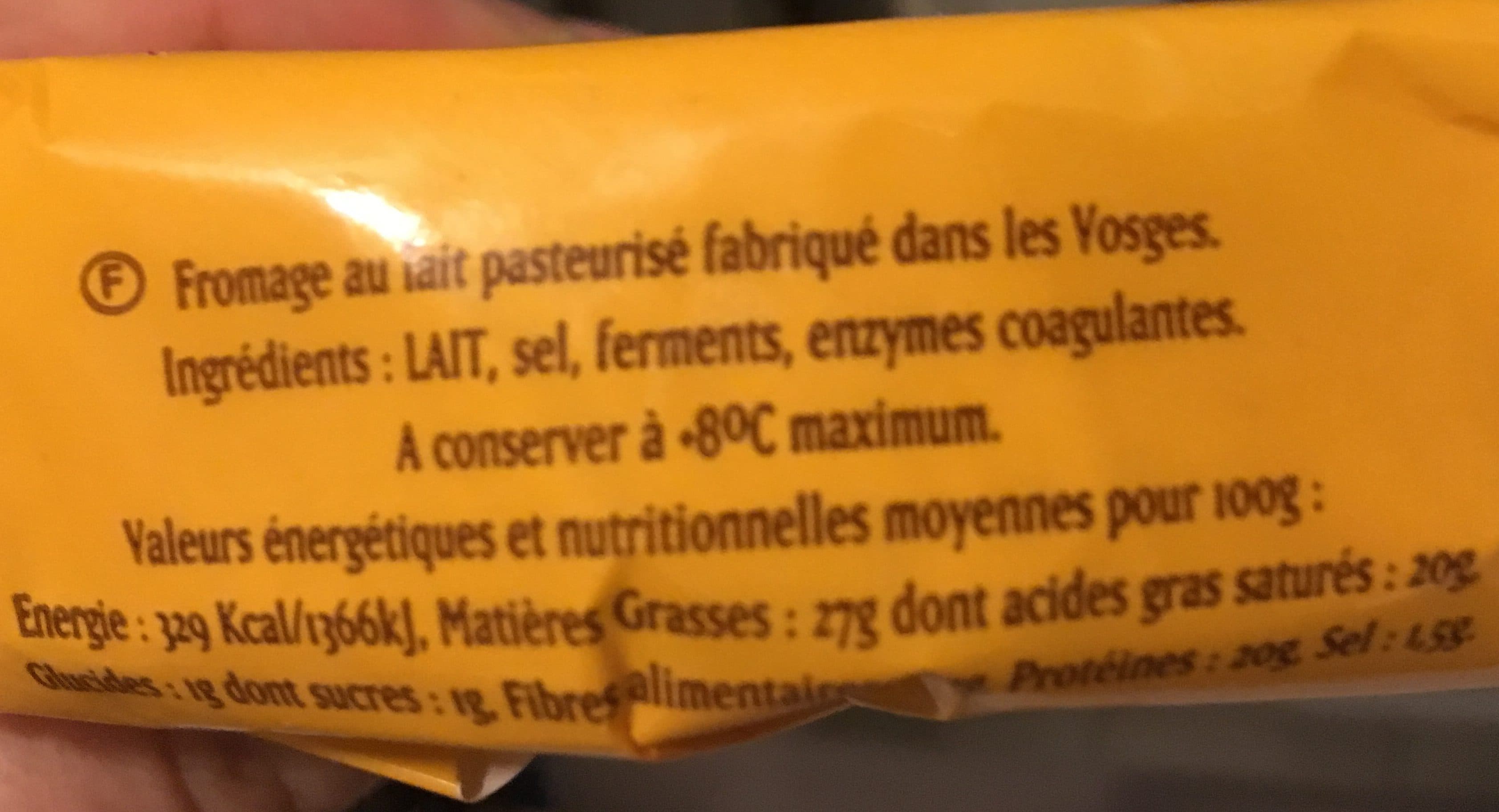 Grand Frais Fromage tartiflette packshot
