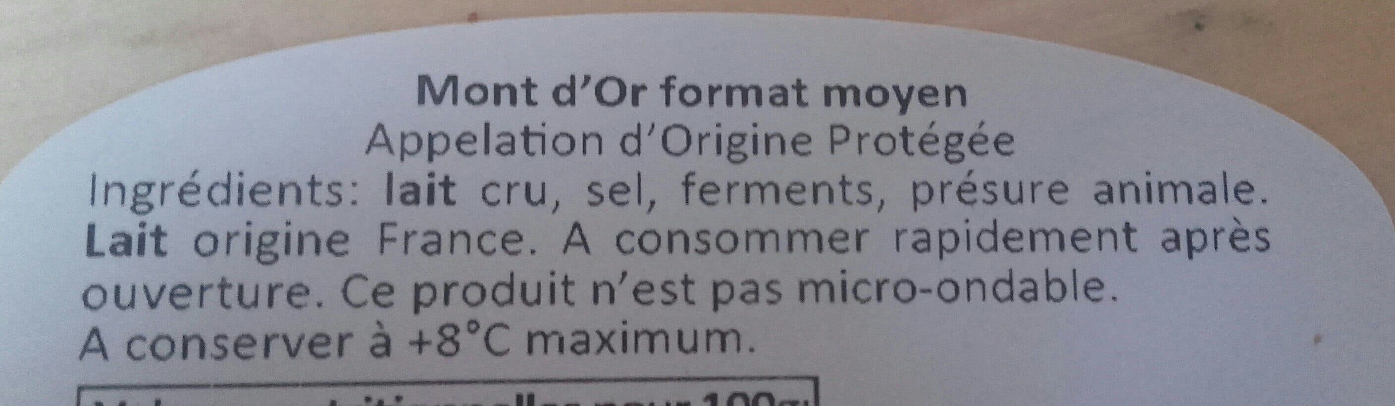 Mont Dor Mont d'or packshot