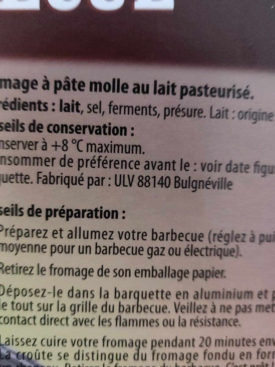 Open Food Facts Fromage Spécial Barbecue packshot