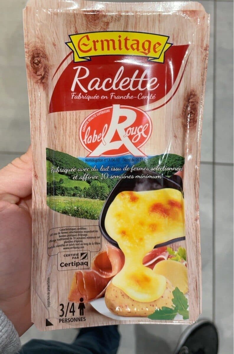 Ermitage Raclette label rouge packshot