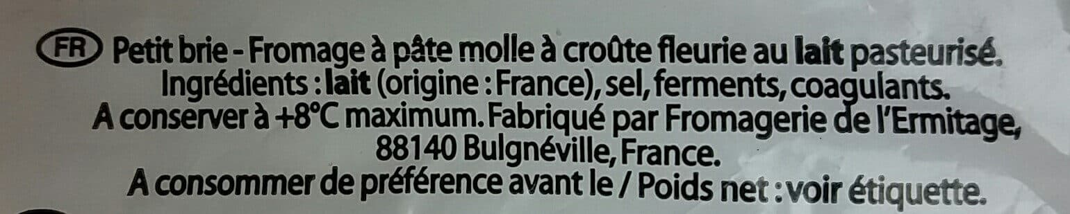 Ermitage Le petit Brie packshot