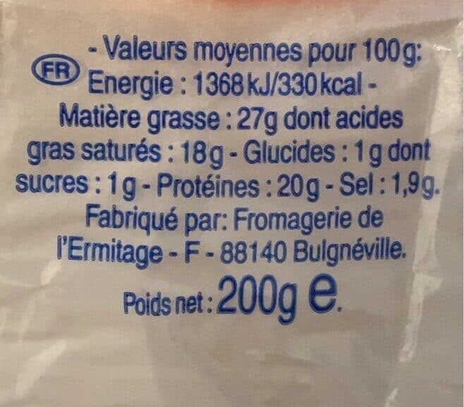 Ermitage Munster packshot