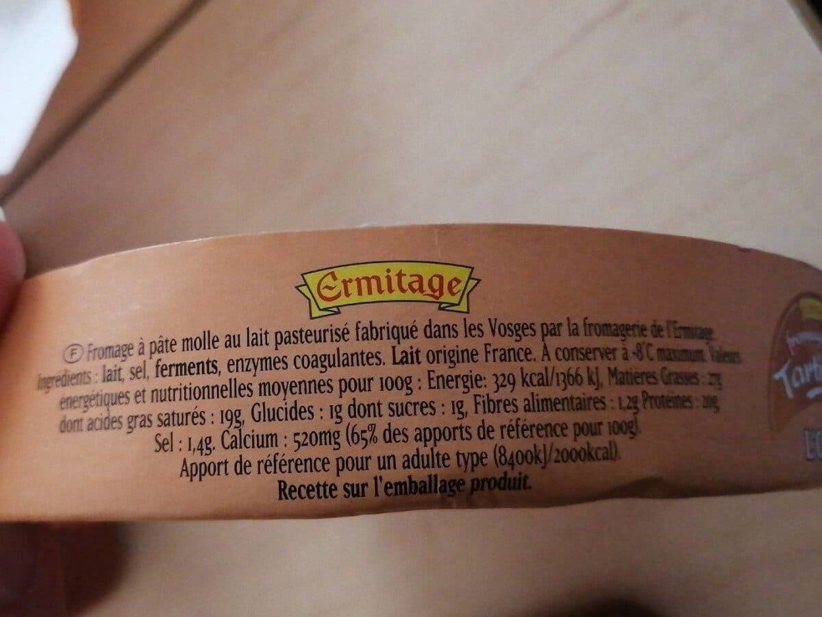 Ermitage Fromage pour tartiflette packshot