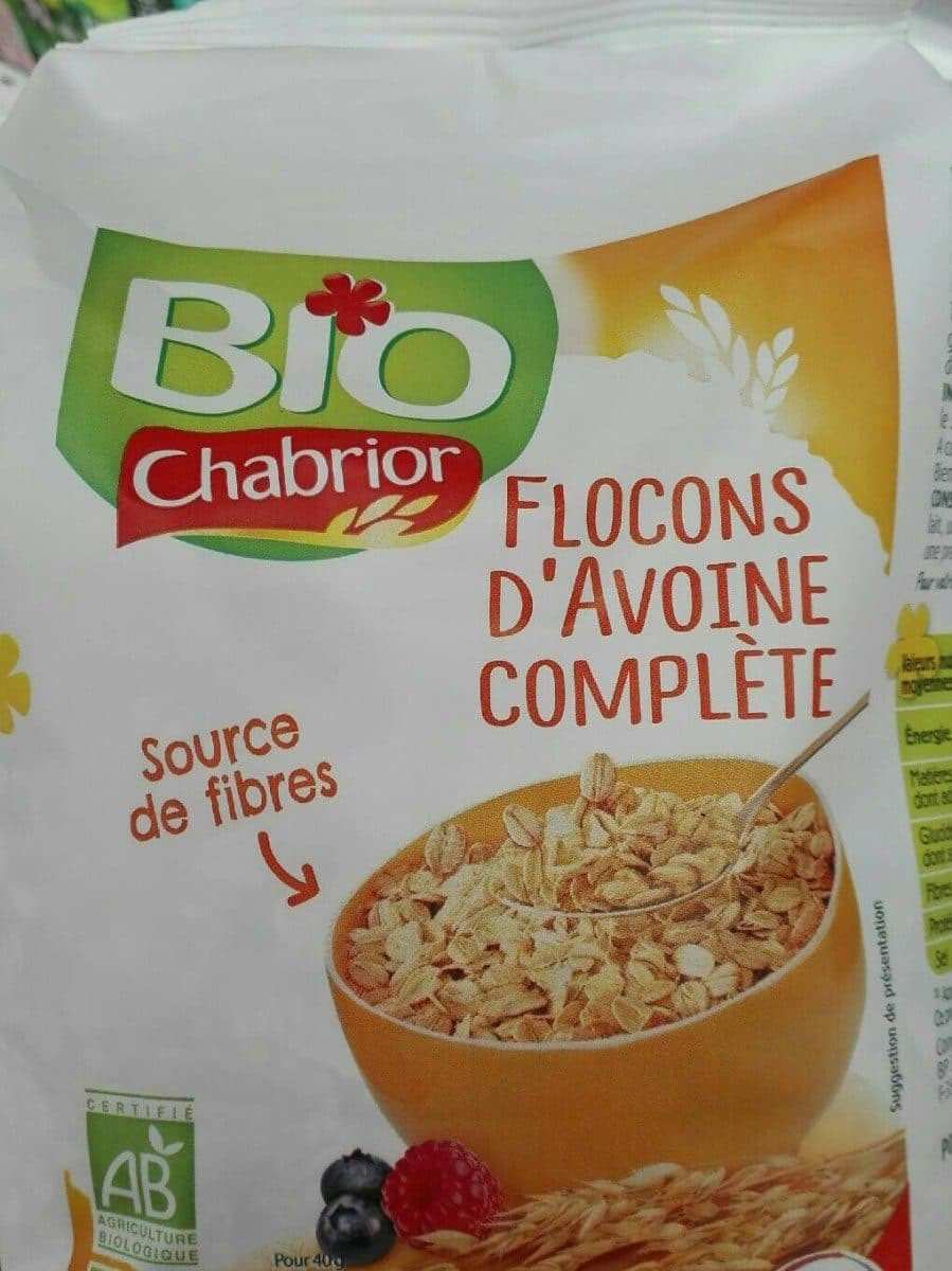 Chabrior Flocons d'avoine complète packshot