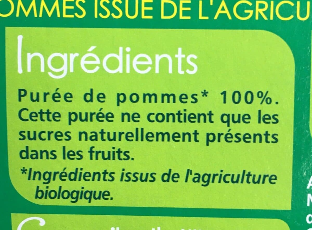 Delvert Pomme Nature Bio Sans Sucres ajoutés packshot