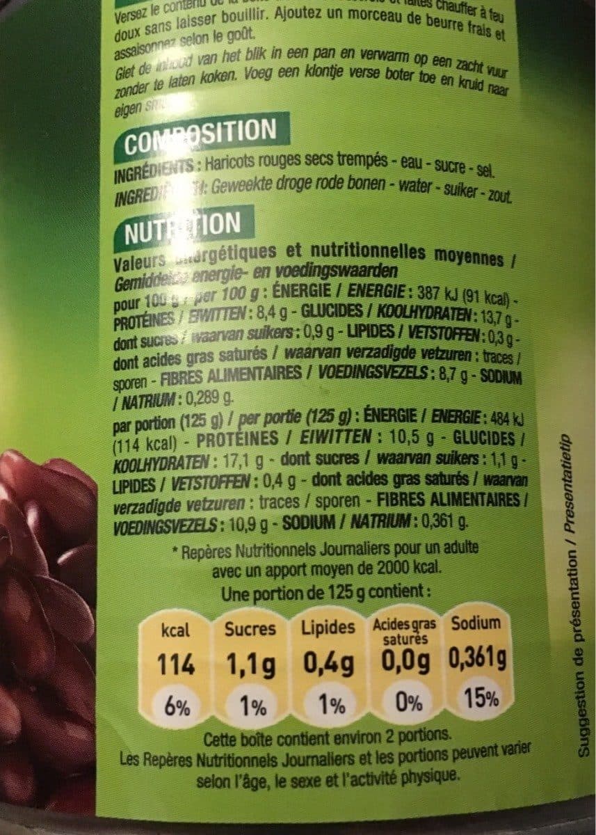 Open Food Facts Haricots rouges packshot