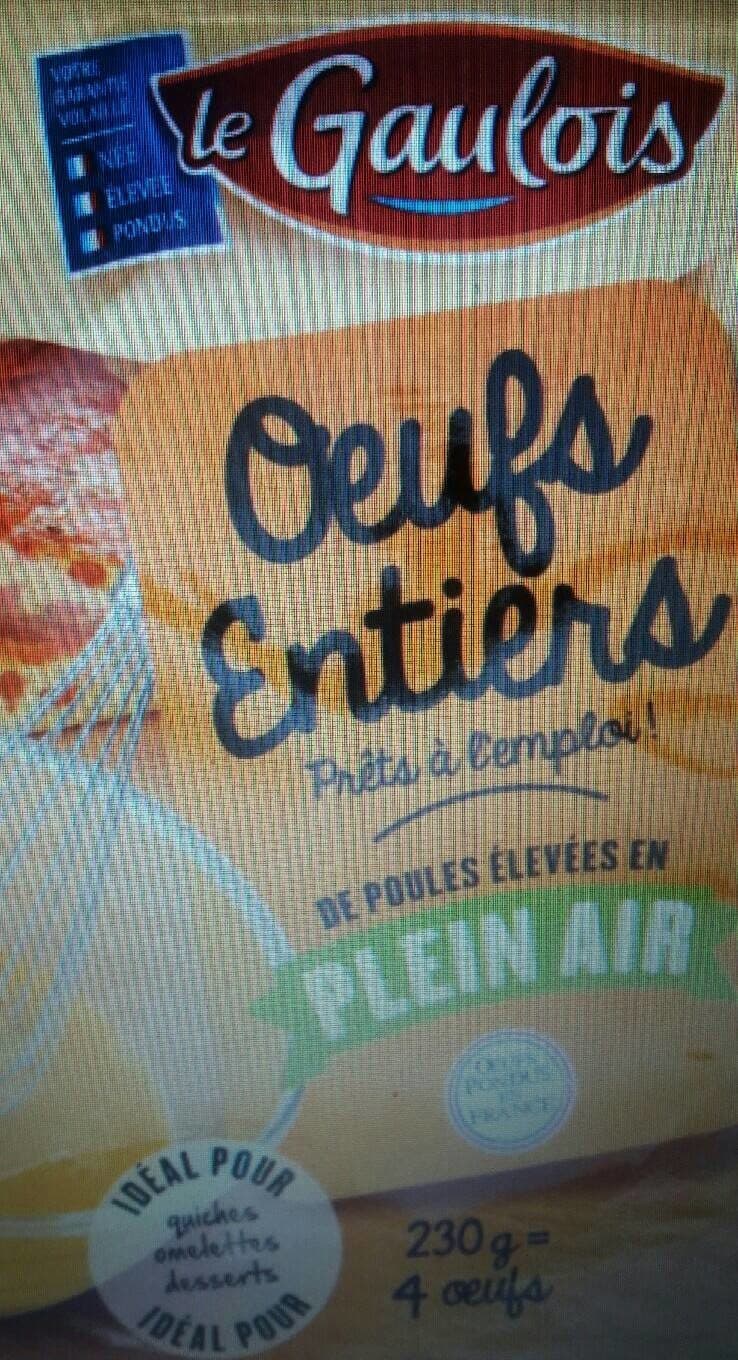 Le Gaulois Oeufs entiers prêts à l'emploi packshot