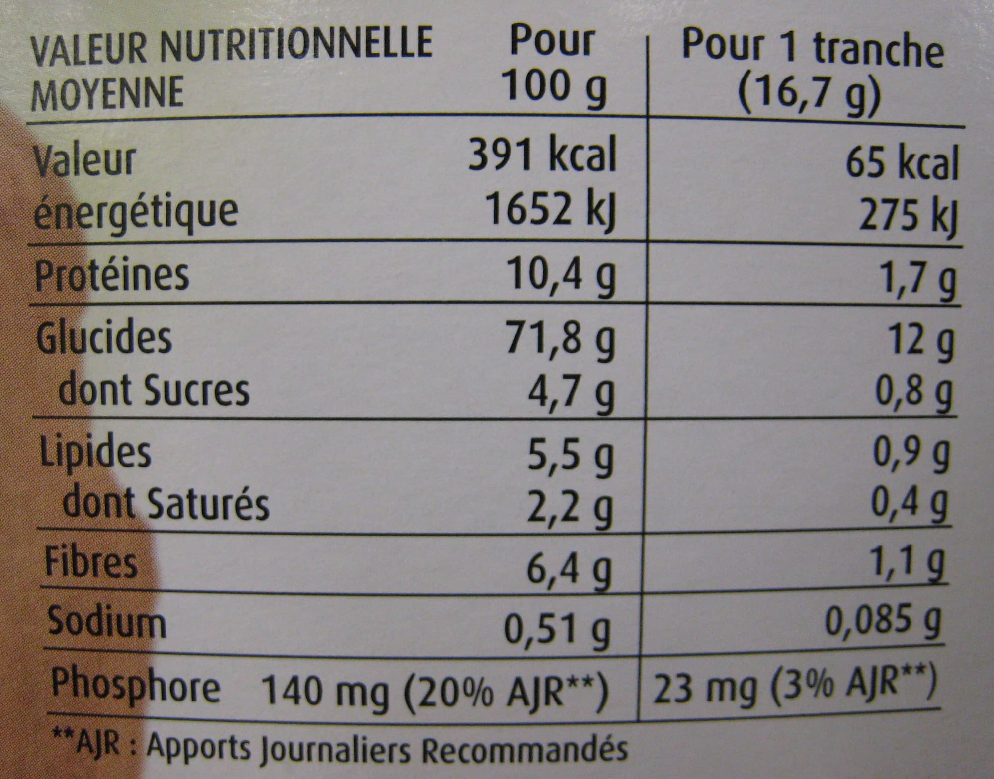 Céréal Bio Pain grillé Bio Campanel packshot