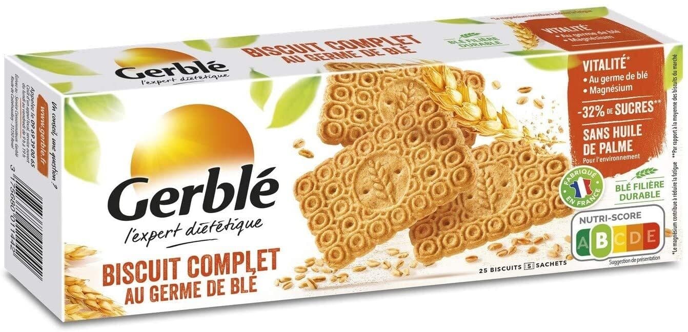 Gerblé Biscuit complet au germe de blé packshot