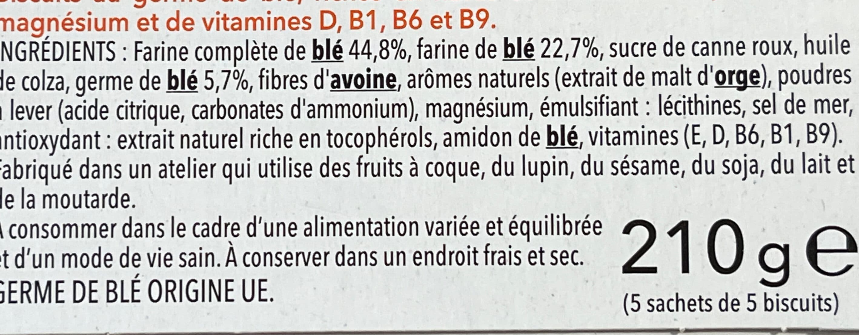 Gerblé Biscuit complet au germe de blé packshot