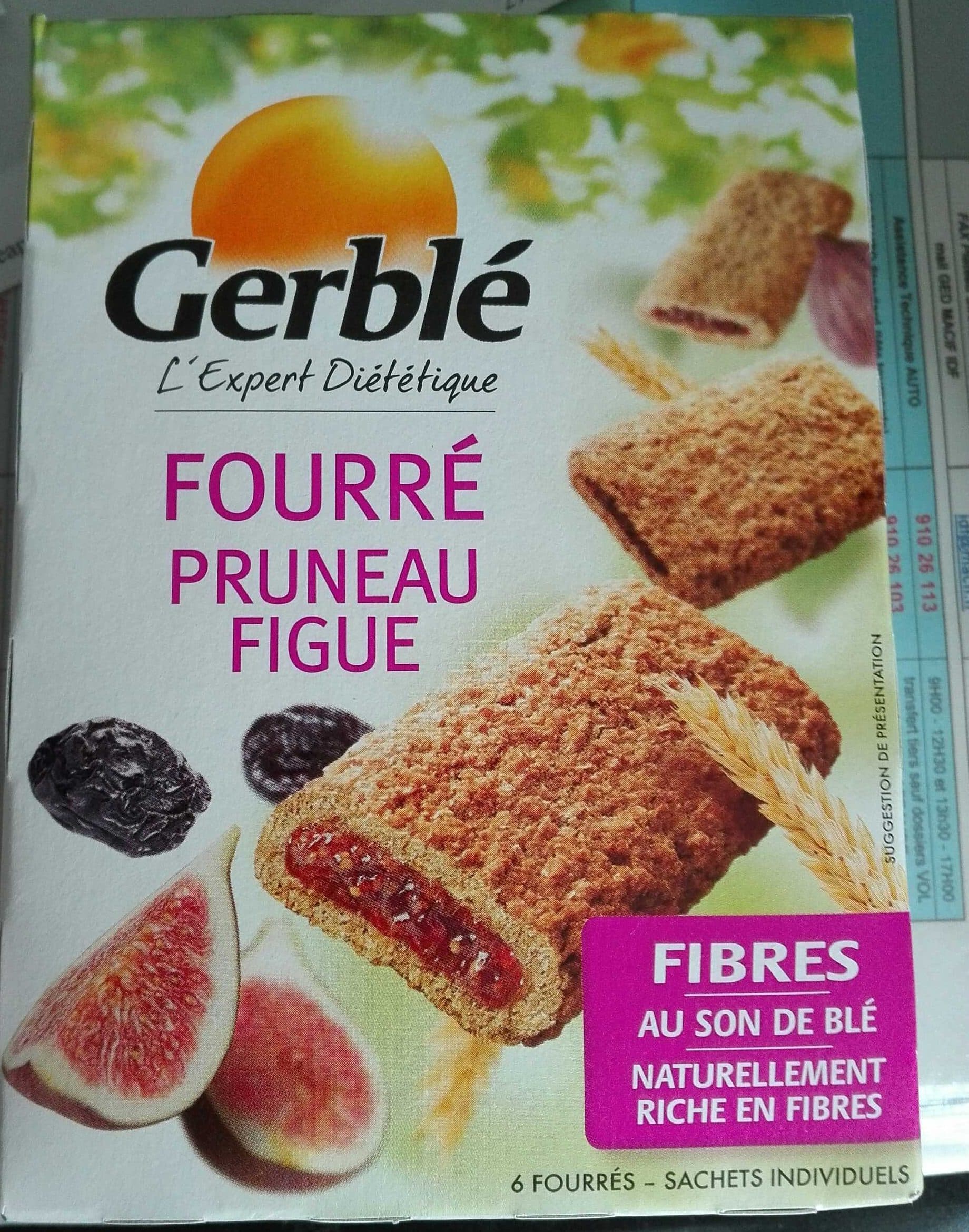 Gerblé Fourré Pruneau Figue packshot
