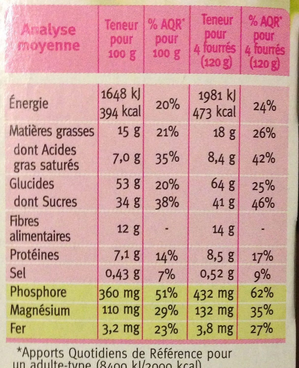 Gerblé Fourré Pruneau Figue packshot