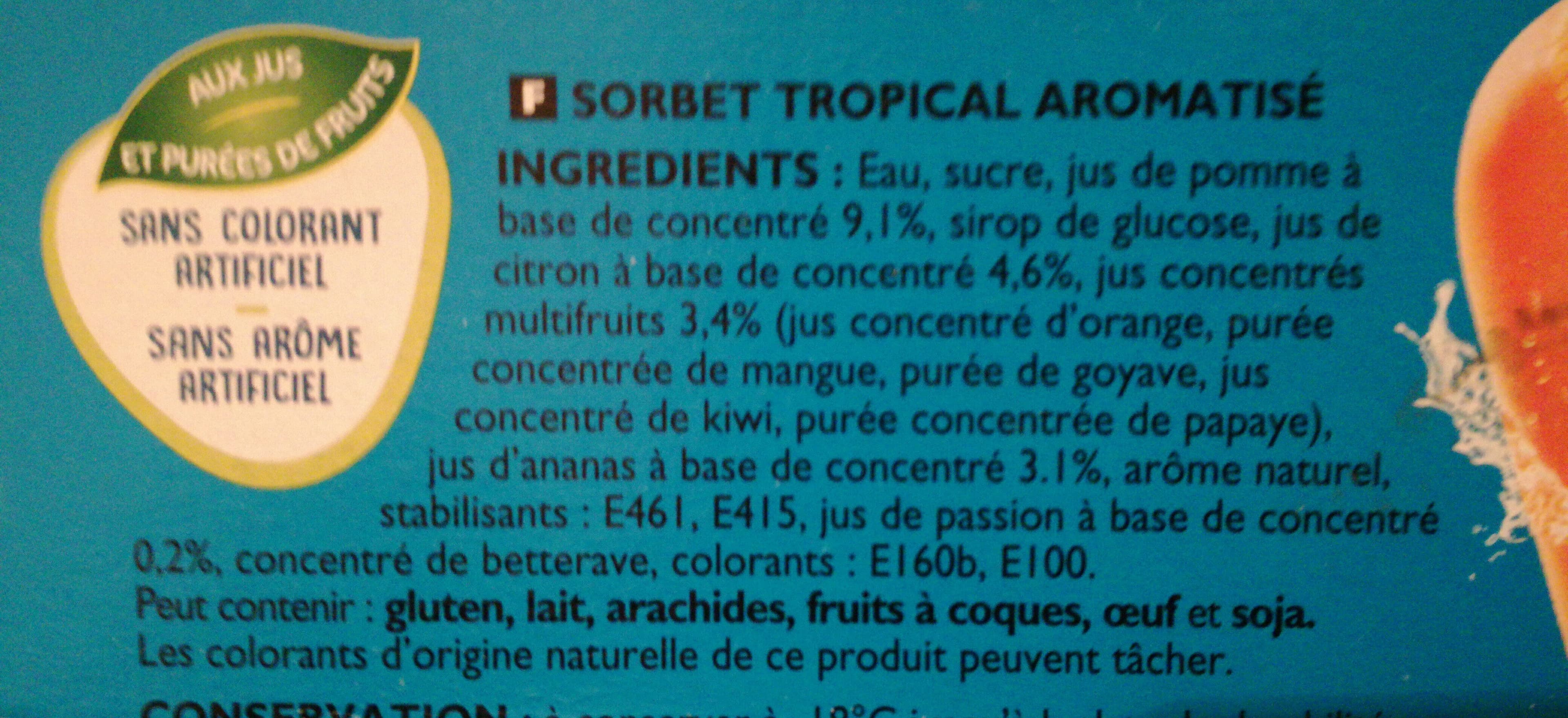 Oasis Oasis sorbet Tropical packshot
