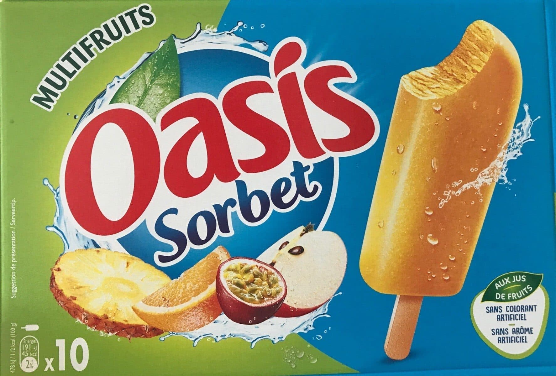 Froneri Sorbet multifruits Oasis packshot