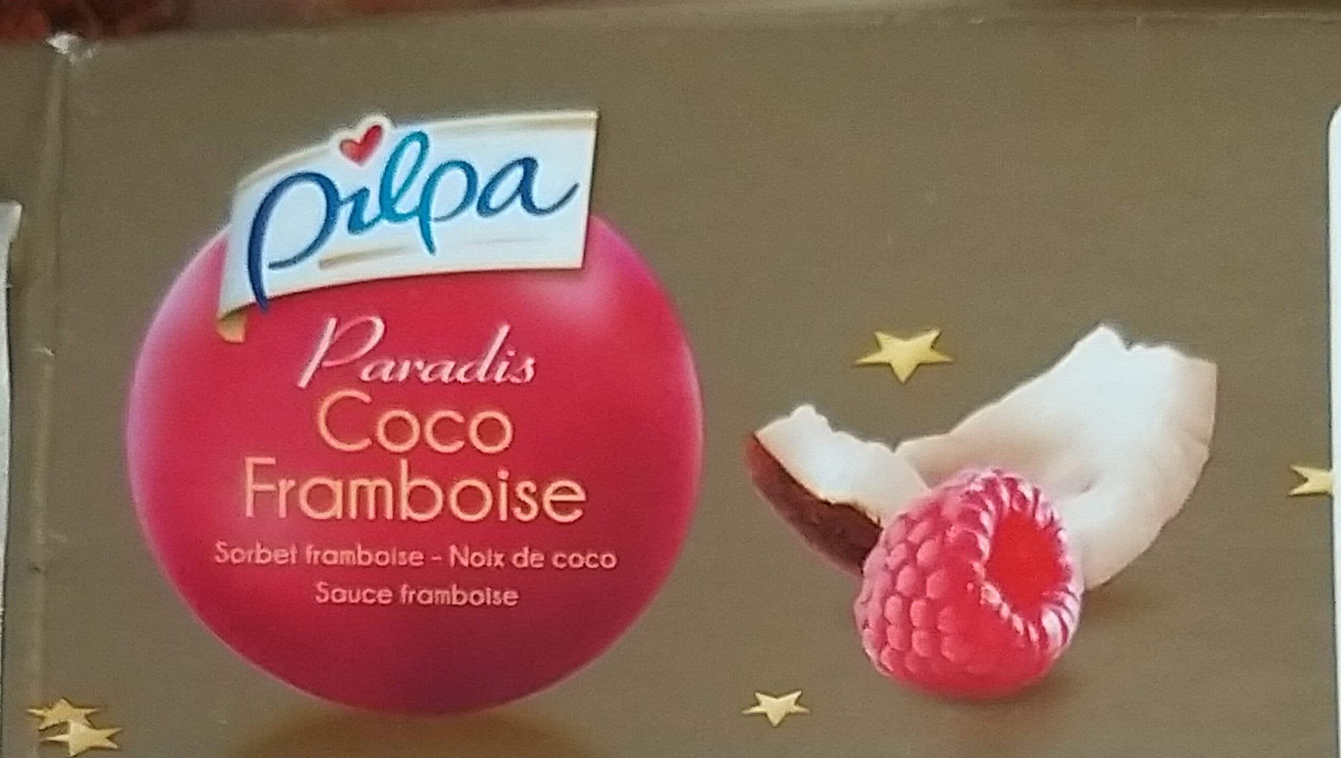 Pilpa Bûche Paradis de framboise/coco packshot