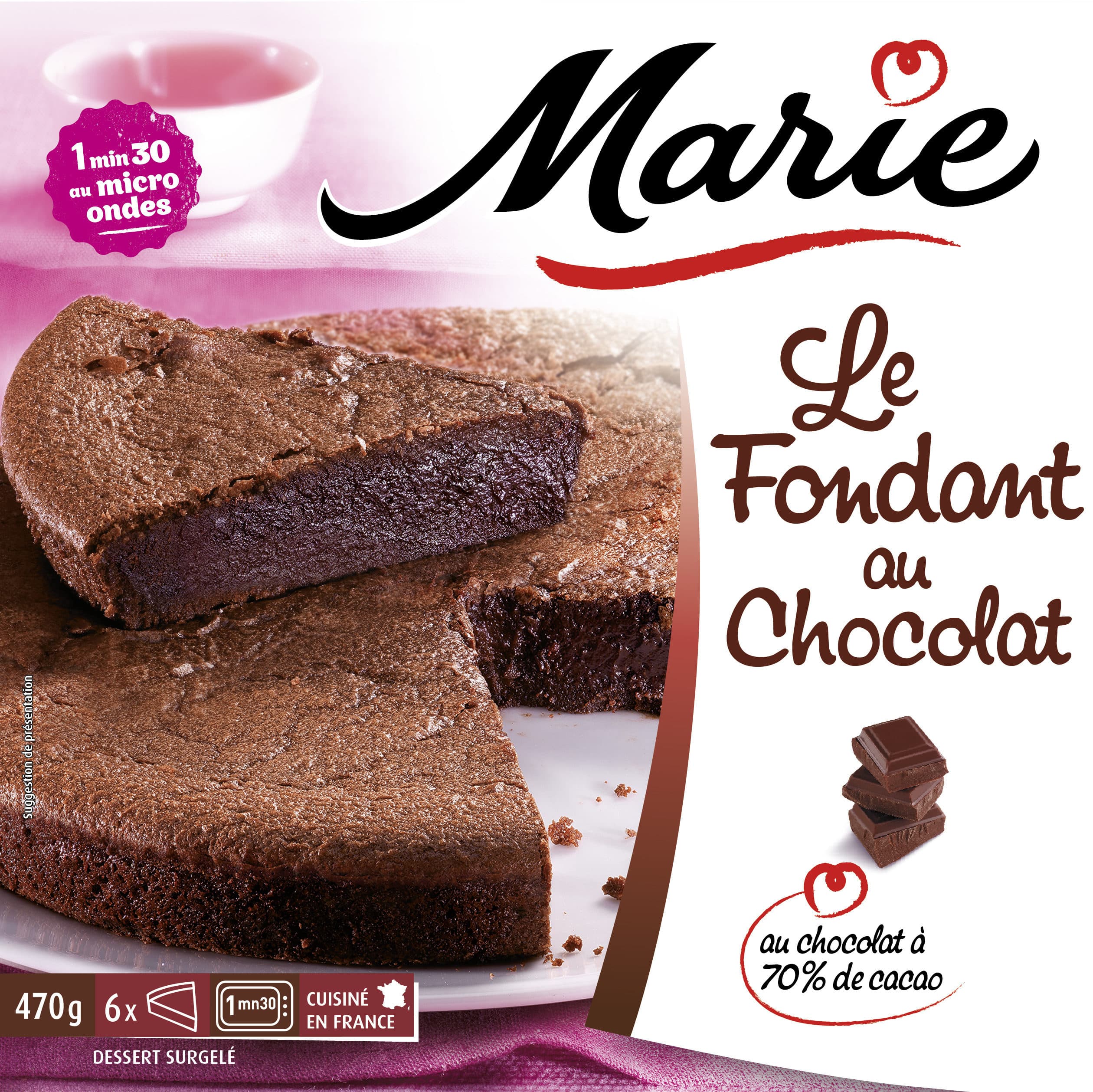 Boncolac Fondant au chocolat packshot