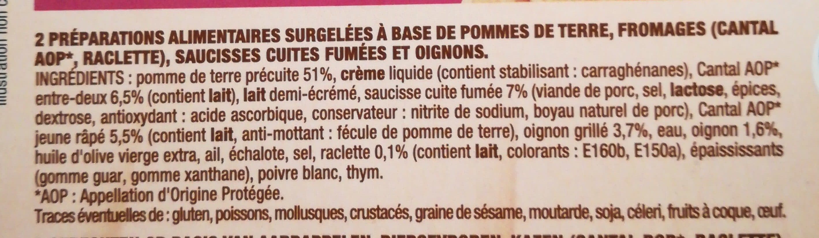 Entremont Plats cuisinés gratin recette auvergnate Entremont packshot