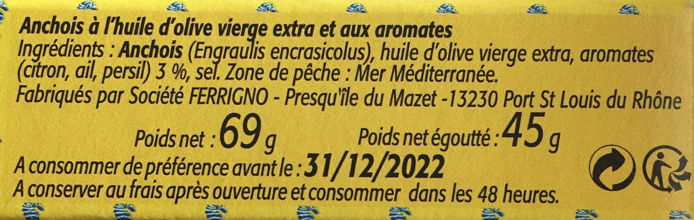 Lou Ferrignade Ferrigno Anchois du Pescadou packshot