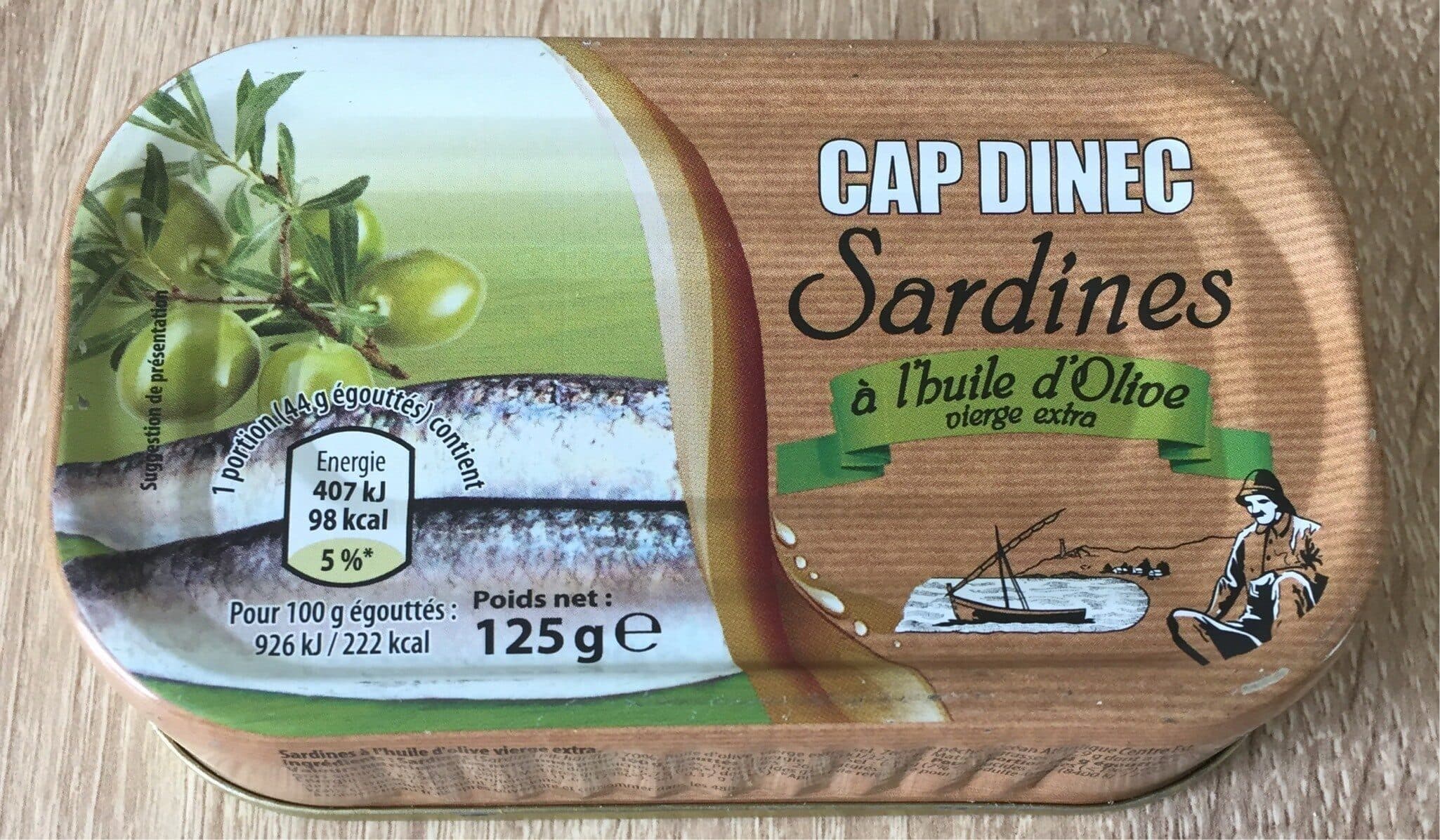 Cap Dinec Sardines à l'huile d'Olive packshot