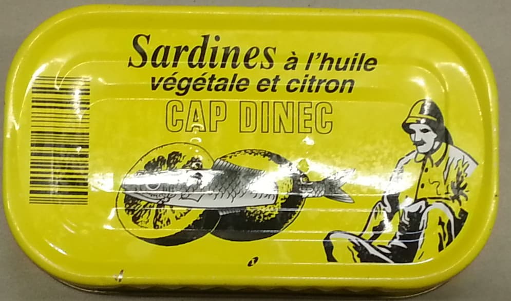 Cap Dinec Sardines à l'huile végétale et citron packshot