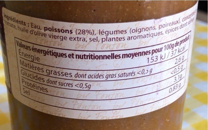 Fonfon Soupe de poissons packshot