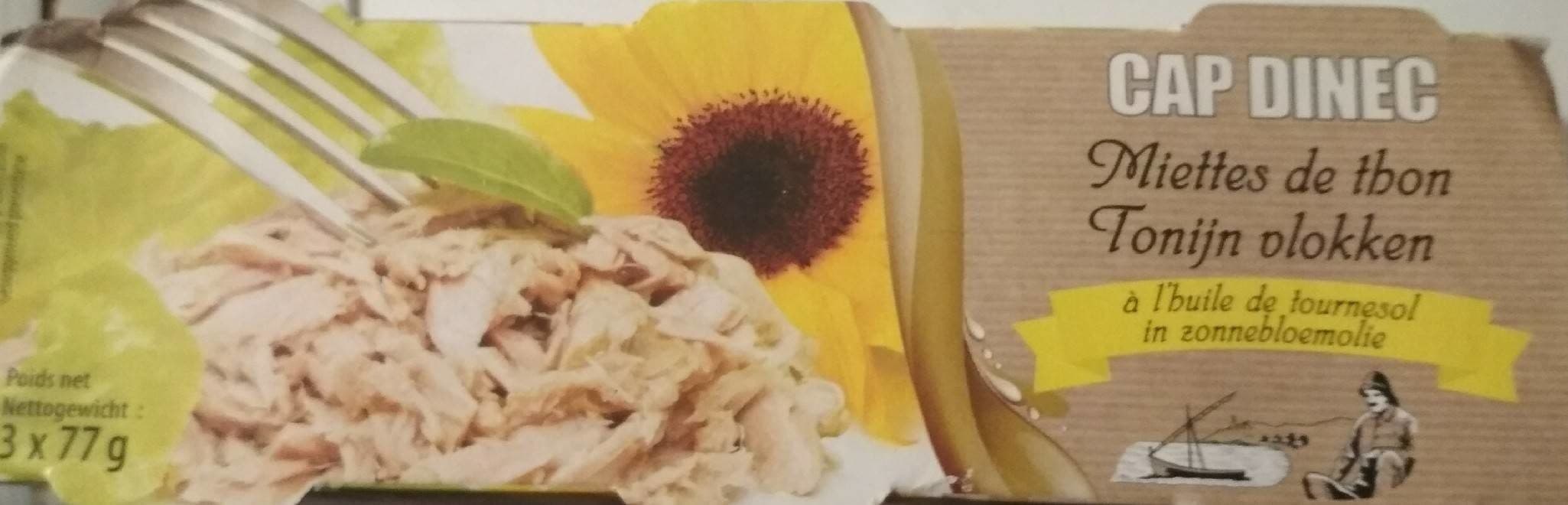 Cap Dinec Miettes de thon à l'huile de tournesol packshot