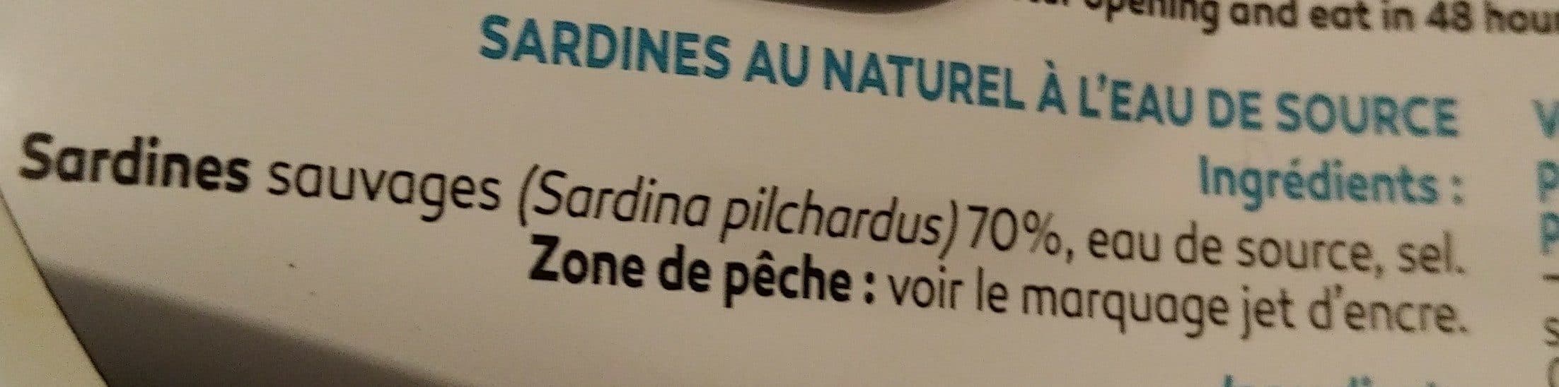 LaBonneMer Sardines Cooked in Spring Water packshot